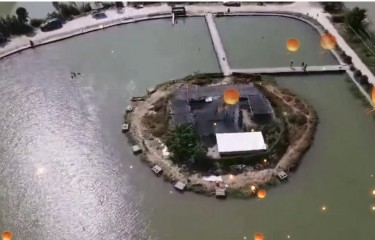 广州莲花山太阳湖高密度垂钓基地